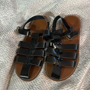J crew black sandals NNW